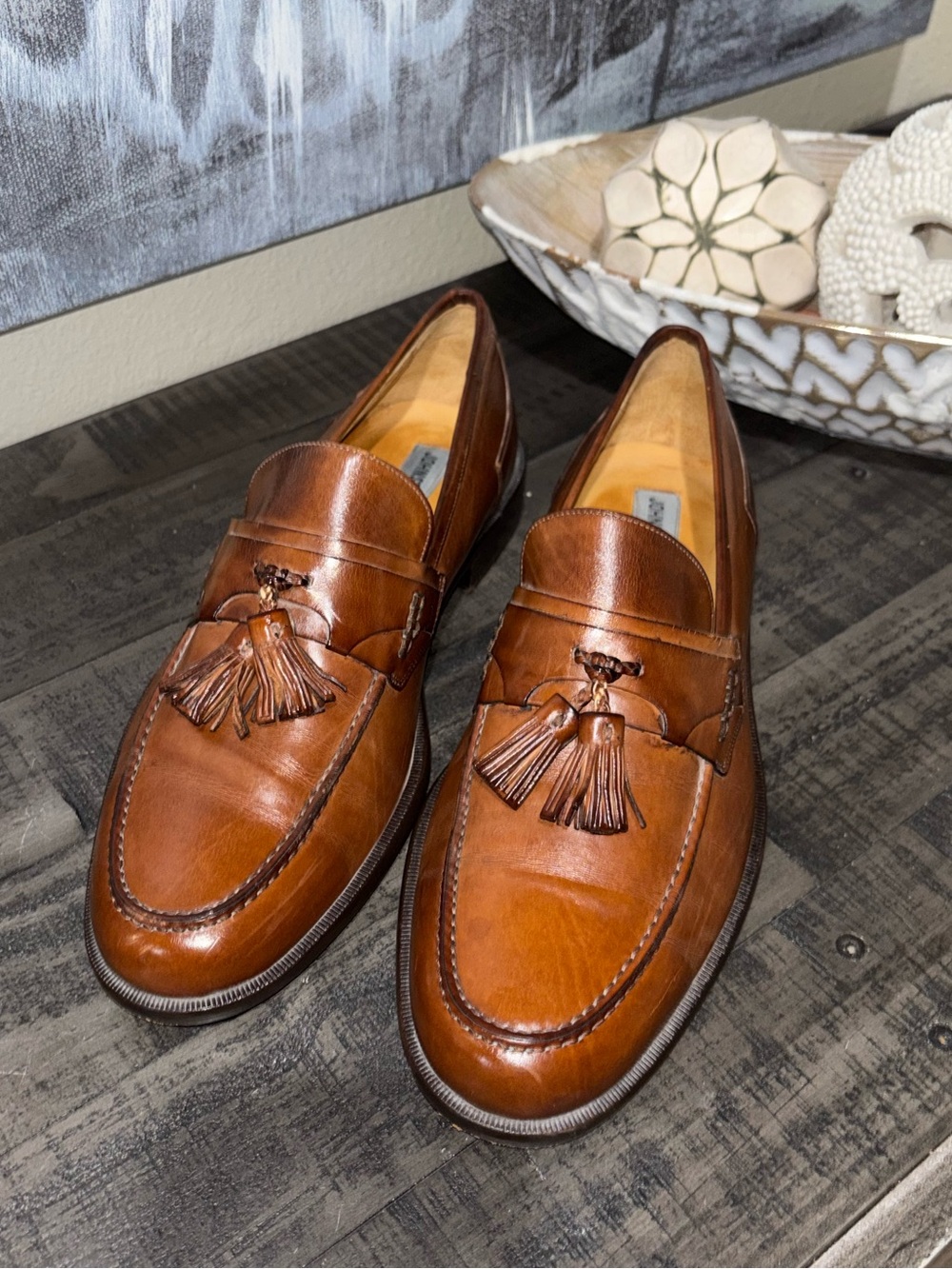 Johnston & Murphy Stratton Tassel Loafers MENS SZ 8.5 - Picture 7 of 14